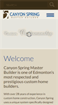 Mobile Screenshot of canyonspringhomes.com